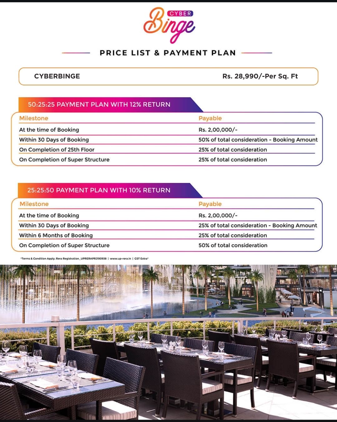 CyberBinge pricelist 