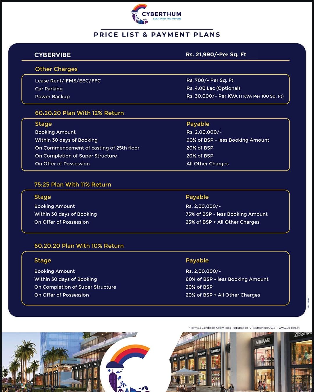 Cyber Vibe Pricelist