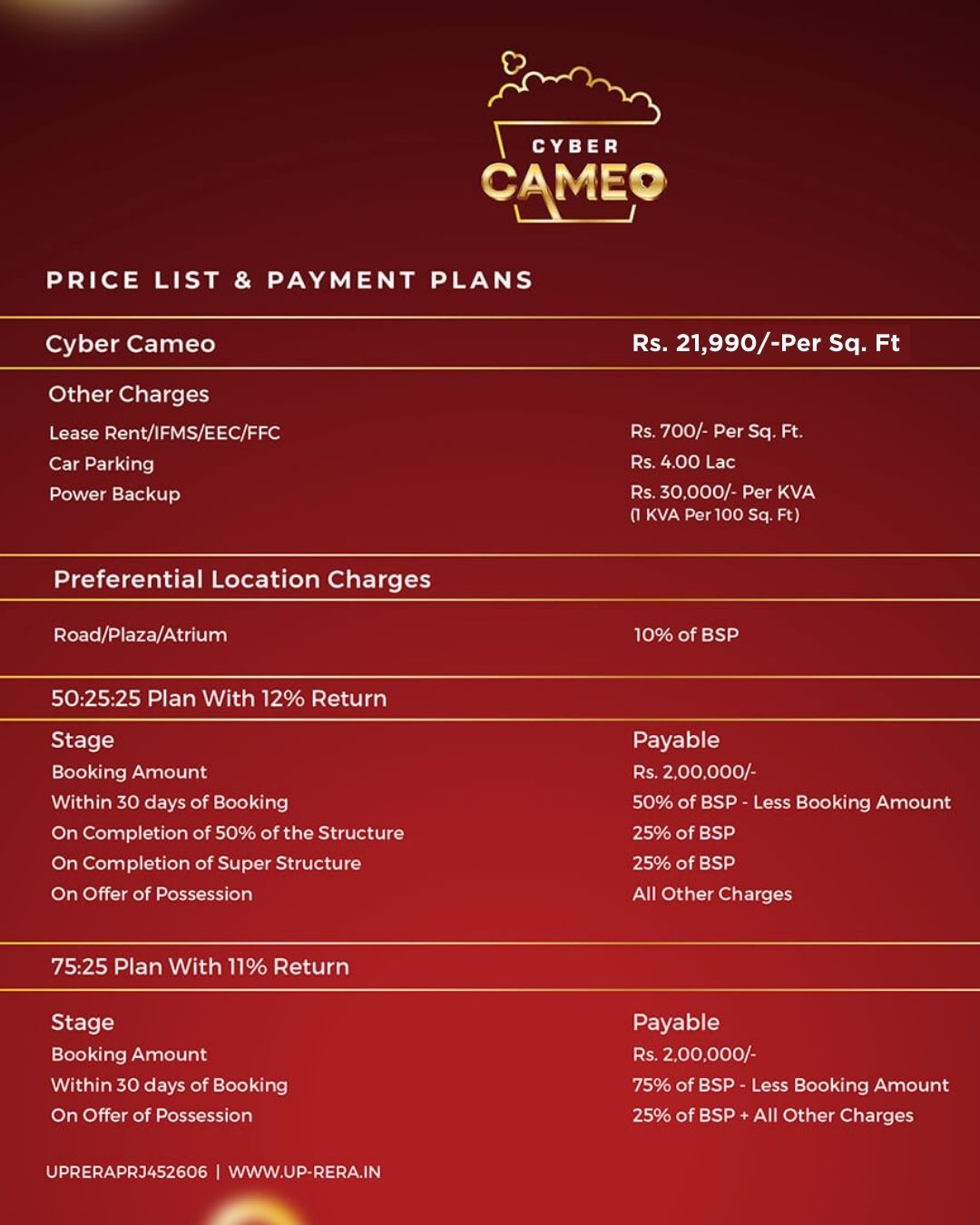  Cyber Cameo pricelist